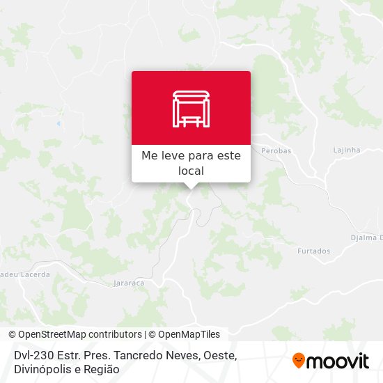Dvl-230 Estr. Pres. Tancredo Neves, Oeste mapa