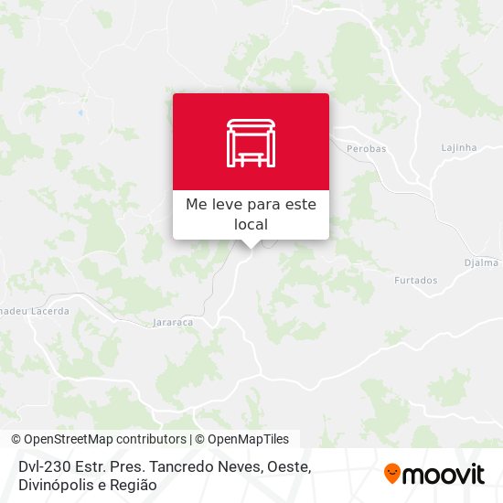 Dvl-230 Estr. Pres. Tancredo Neves, Oeste mapa