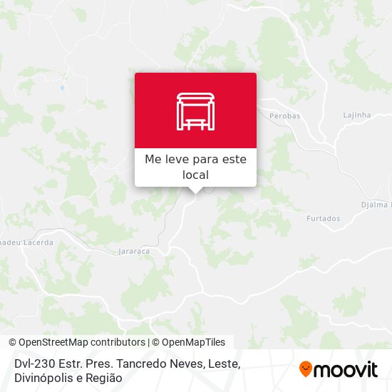Dvl-230 Estr. Pres. Tancredo Neves, Leste mapa