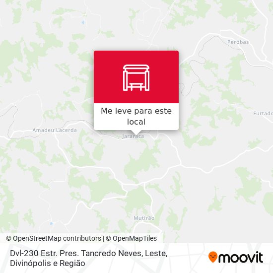 Dvl-230 Estr. Pres. Tancredo Neves, Leste mapa
