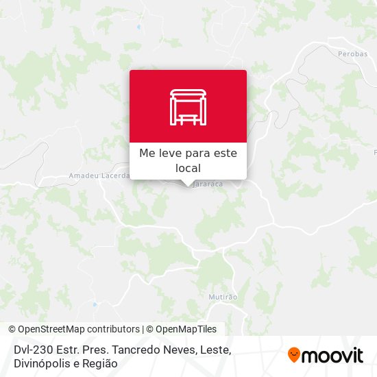 Dvl-230 Estr. Pres. Tancredo Neves, Leste mapa