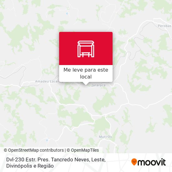 Dvl-230 Estr. Pres. Tancredo Neves, Leste mapa