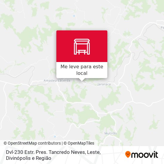 Dvl-230 Estr. Pres. Tancredo Neves, Leste mapa