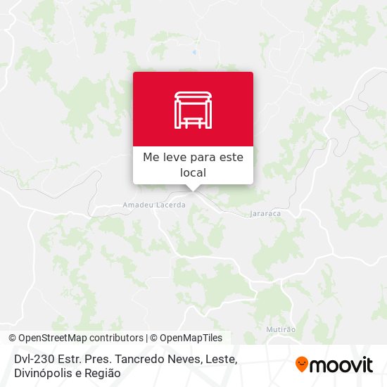 Dvl-230 Estr. Pres. Tancredo Neves, Leste mapa