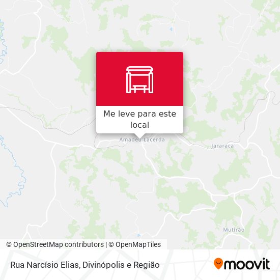 Rua Narcísio Elias mapa