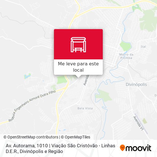 Av. Autorama, 1010 | Viação São Cristóvão - Linhas D.E.R. mapa