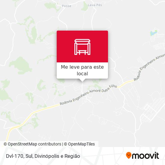 Dvl-170, Sul mapa