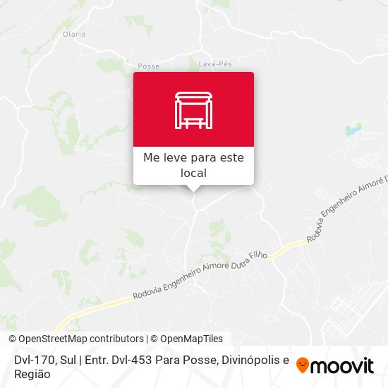 Dvl-170, Sul | Entr. Dvl-453 Para Posse mapa