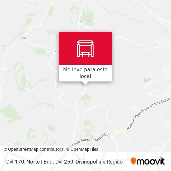 Dvl-170, Norte | Entr. Dvl-250 mapa