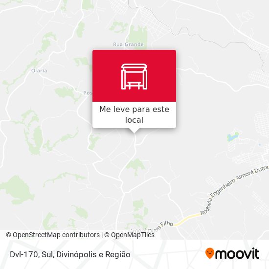 Dvl-170, Sul mapa