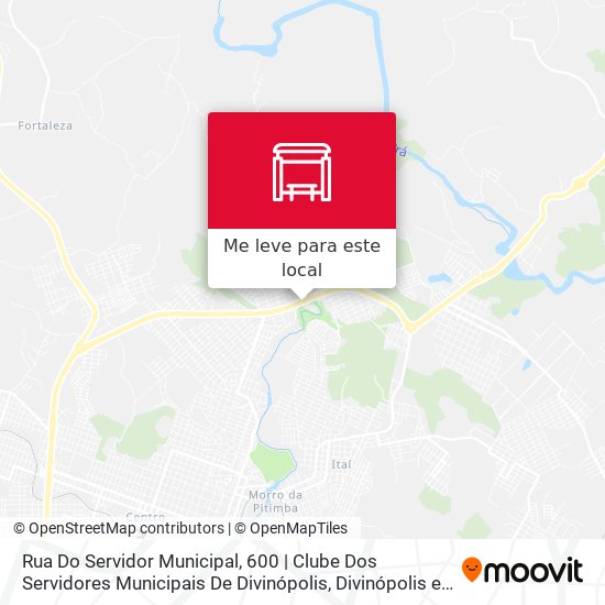 Rua Do Servidor Municipal, 600 | Clube Dos Servidores Municipais De Divinópolis mapa