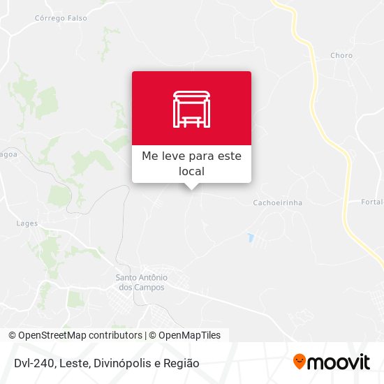 Dvl-240, Leste mapa