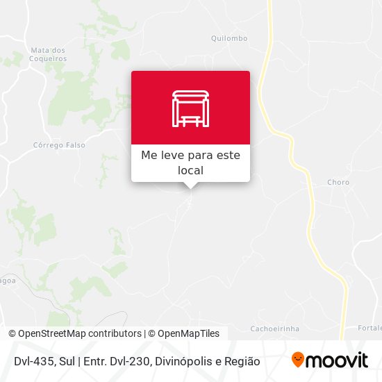 Dvl-435, Sul | Entr. Dvl-230 mapa