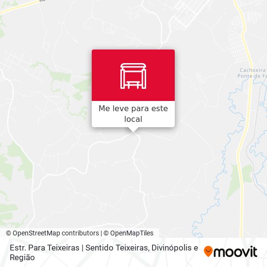 Estr. Para Teixeiras | Sentido Teixeiras mapa