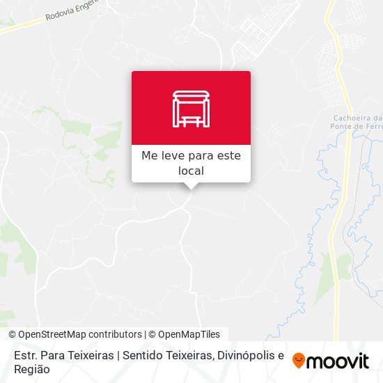 Estr. Para Teixeiras | Sentido Teixeiras mapa
