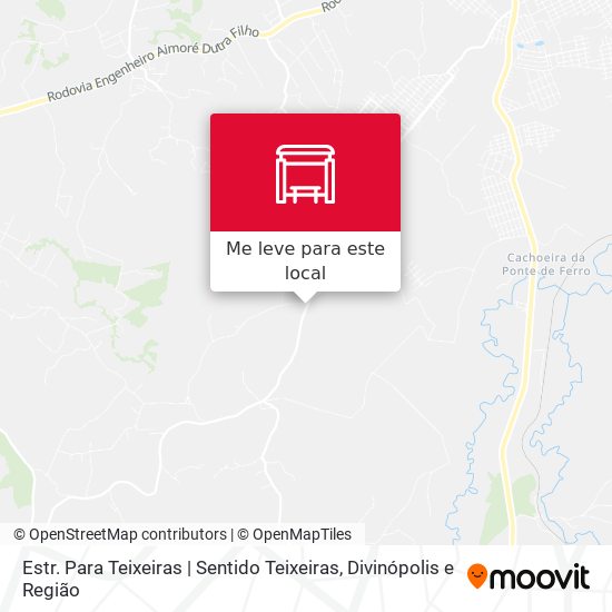Estr. Para Teixeiras | Sentido Teixeiras mapa