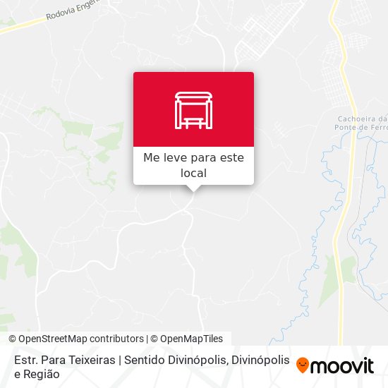 Estr. Para Teixeiras | Sentido Divinópolis mapa