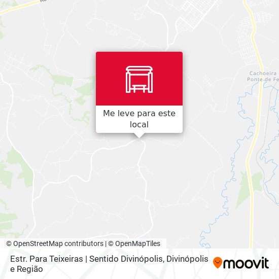 Estr. Para Teixeiras | Sentido Divinópolis mapa