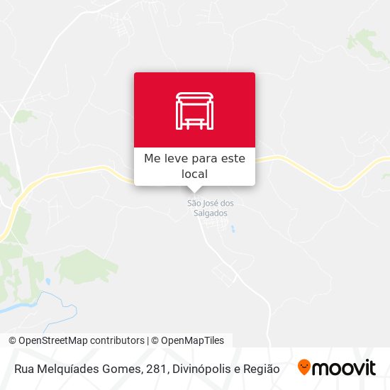 Rua Melquíades Gomes, 281 mapa