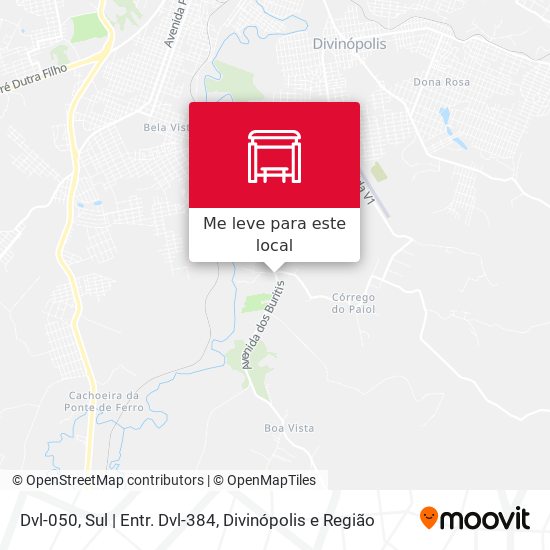 Dvl-050, Sul | Entr. Dvl-384 mapa