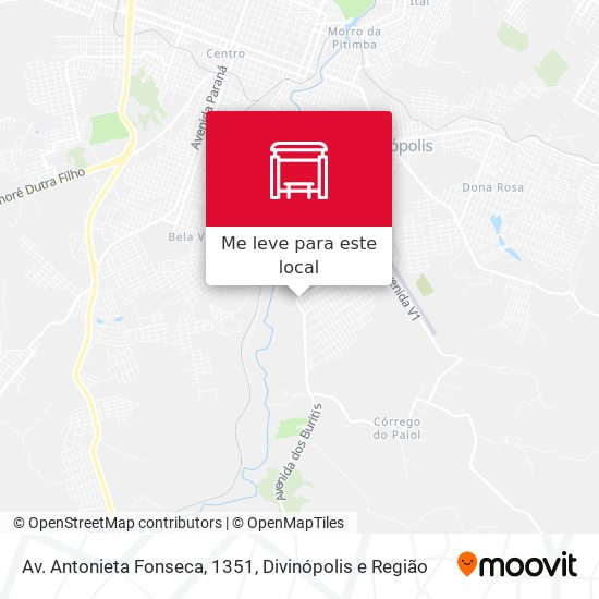 Av. Antonieta Fonseca, 1351 mapa