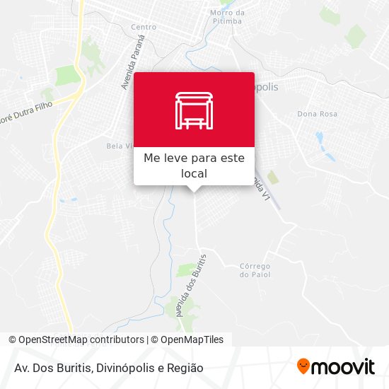 Av. Dos Buritis mapa