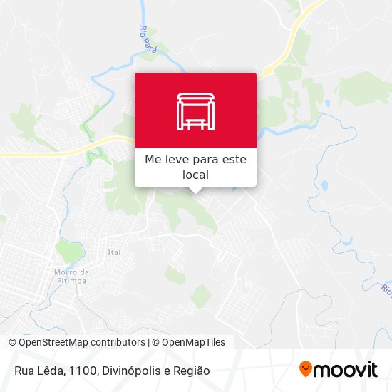 Rua Lêda, 1100 mapa