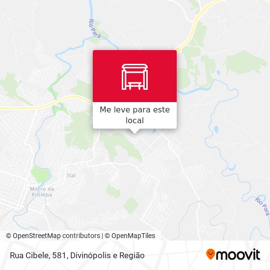 Rua Cibele, 581 mapa