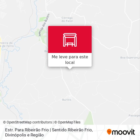 Estr. Para Ribeirão Frio | Sentido Ribeirão Frio mapa