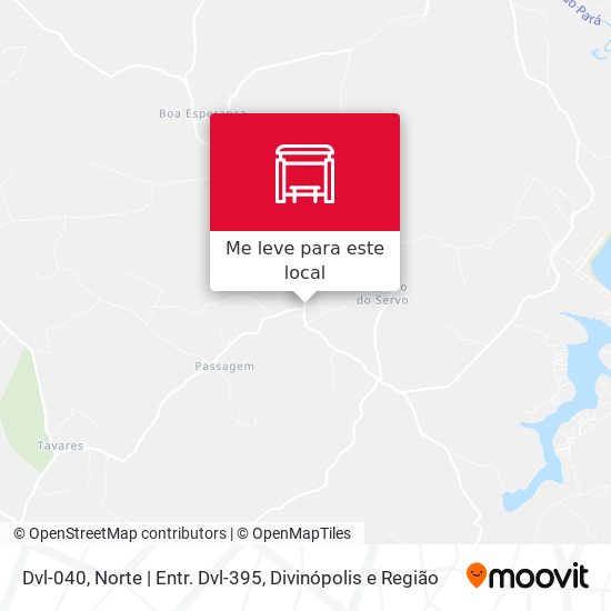 Dvl-040, Norte | Entr. Dvl-395 mapa