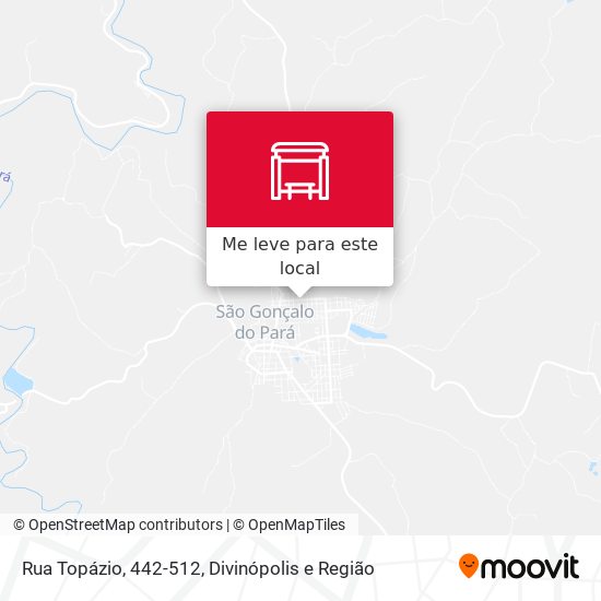 Rua Topázio, 442-512 mapa
