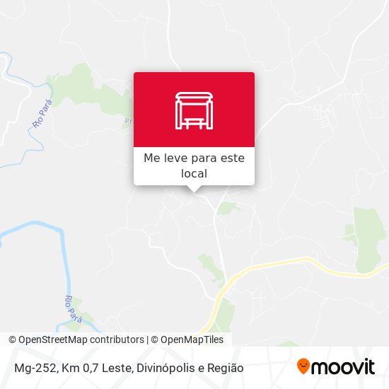 Mg-252, Km 0,7 Leste mapa