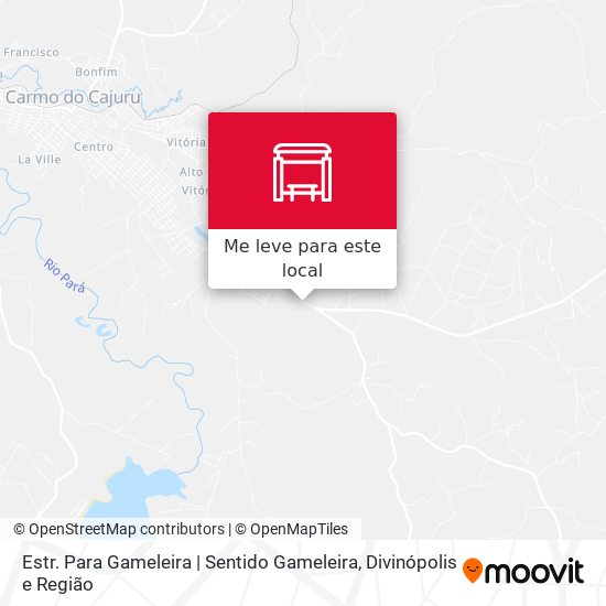Estr. Para Gameleira | Sentido Gameleira mapa