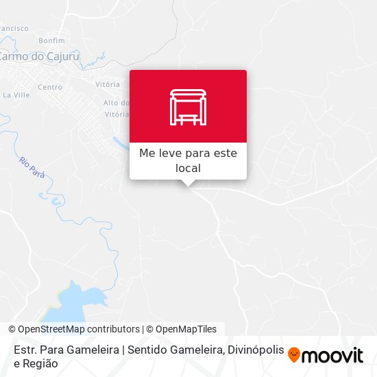 Estr. Para Gameleira | Sentido Gameleira mapa