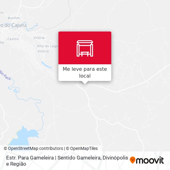 Estr. Para Gameleira | Sentido Gameleira mapa