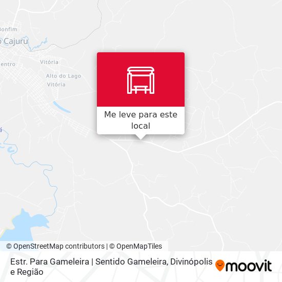 Estr. Para Gameleira | Sentido Gameleira mapa