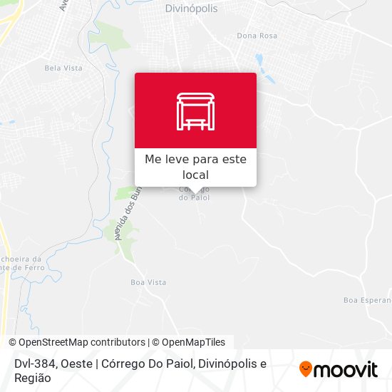 Dvl-384, Oeste | Córrego Do Paiol mapa