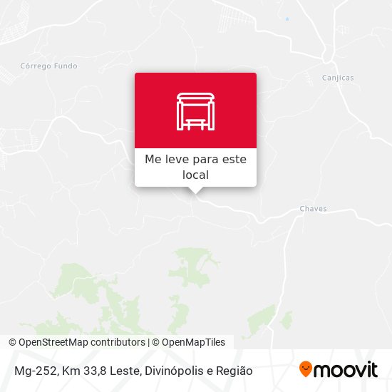 Mg-252, Km 33,8 Leste mapa