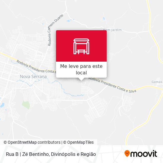 Rua B | Zé Bentinho mapa