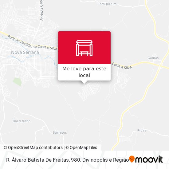 R. Álvaro Batista De Freitas, 980 mapa