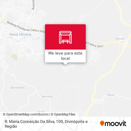 R. Maria Conceição Da Silva, 100 mapa