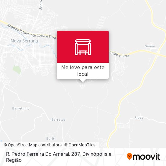 R. Pedro Ferreira Do Amaral, 287 mapa