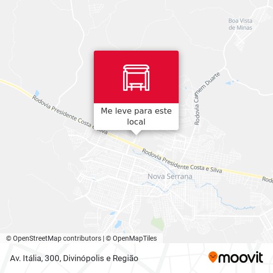 Av. Itália, 300 mapa
