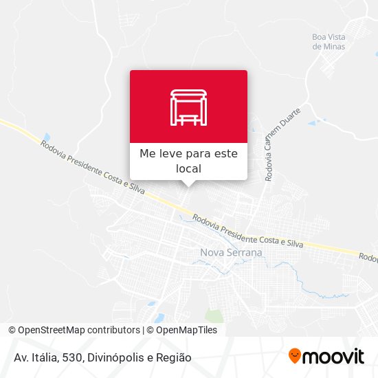 Av. Itália, 530 mapa