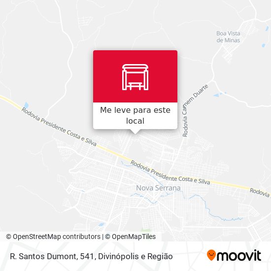 R. Santos Dumont, 541 mapa