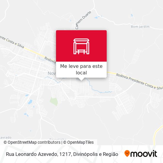 Rua Leonardo Azevedo, 1217 mapa