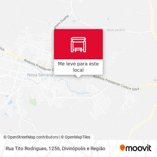 Rua Tito Rodrigues, 1256 mapa