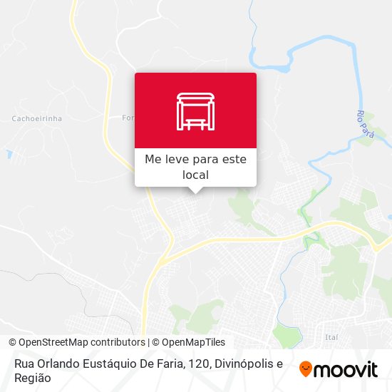 Rua Orlando Eustáquio De Faria, 120 mapa