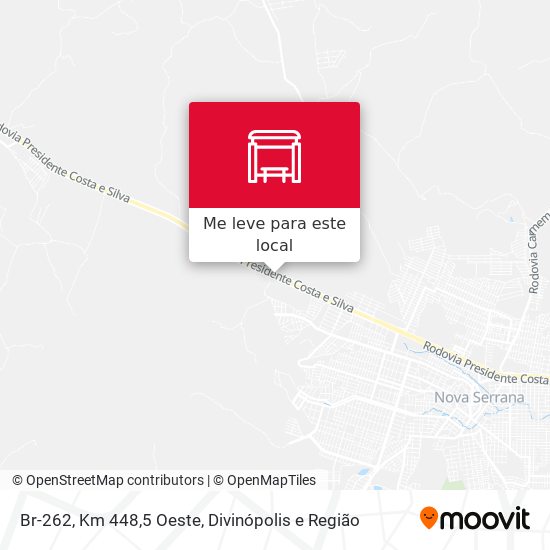 Br-262, Km 448,5 Oeste mapa