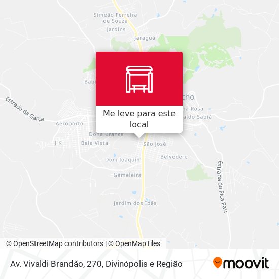 Av. Vivaldi Brandão, 270 mapa